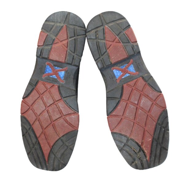 Twisted X Charcoal Suede Turquoise Alloy Safety Toe Working Boot Size 8.5 - Picture 9 of 11